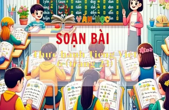 Soạn bài Thực hành Tiếng Việt 6 - Sách Chân trời sáng tạo trang 23 Ngữ Văn 11 tập 2