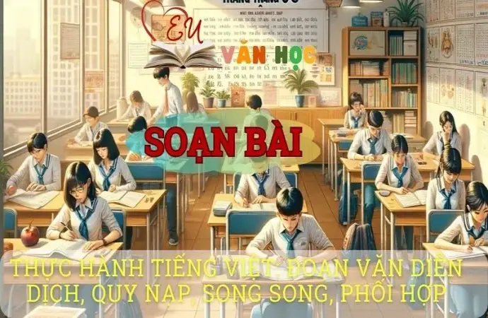 Soạn bài Thực hành tiếng Việt: Đoạn văn diễn dịch, quy nạp, song song, phối hợp - Ngữ văn 8 tập 1 Cánh diều