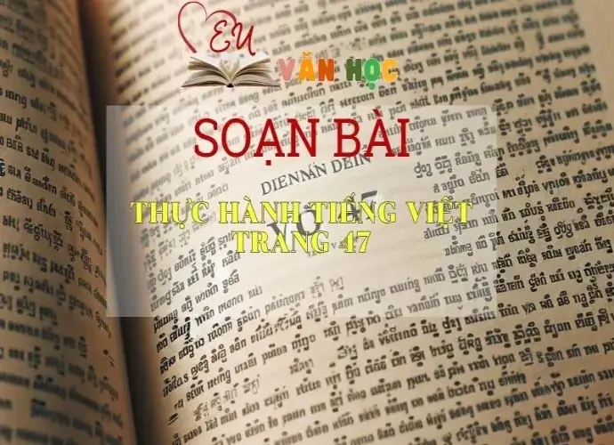 Soạn bài Thực hành tiếng Việt trang 47 -Ngữ văn 6 Kết nối tri thức