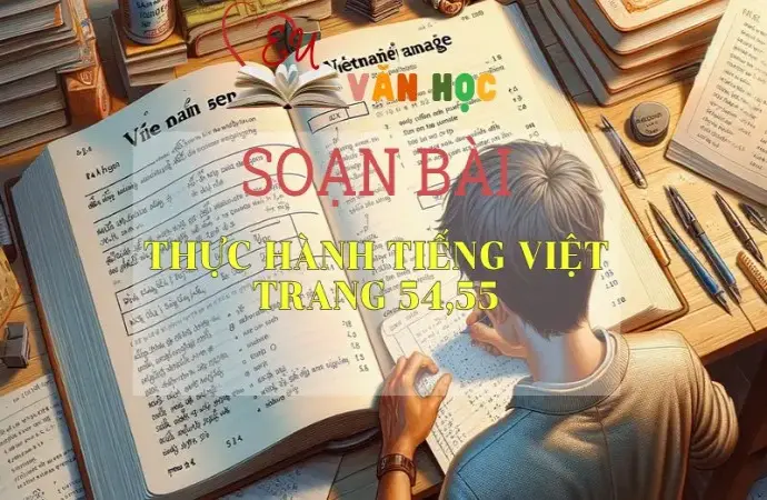 SOẠN VĂN BÀI THỰC HÀNH TIẾNG VIỆT TRANG 54, 55 - SÁCH CÁNH DIỀU LỚP 10 TẬP 2