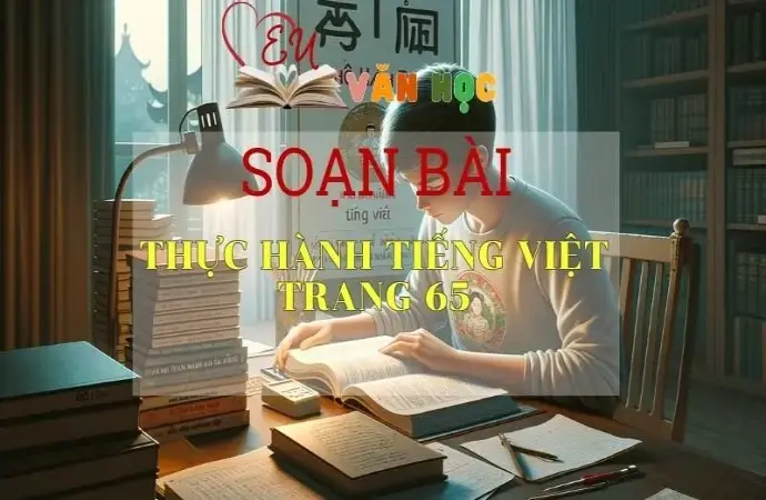 SOẠN VĂN BÀI THỰC HÀNH TIẾNG VIỆT TRANG 65 - SÁCH KẾT NỐI TRI THỨC LỚP 11 TẬP 1