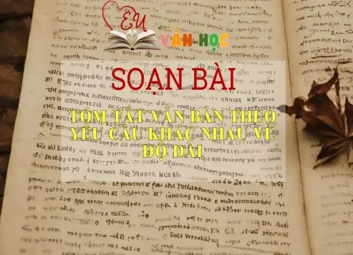 Soạn bài Tóm tắt văn bản theo yêu cầu khác nhau về độ dài ( tr 86 ) - ngữ văn 7 tập 2 - sách Cánh Diều