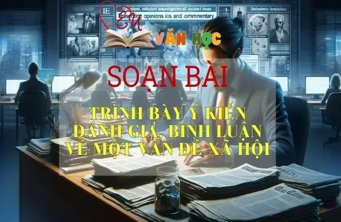 Soạn bài Trình bày ý kiến đánh giá, bình luận về một vấn đề xã hội - Sách Chân trời sáng tạo lớp 11