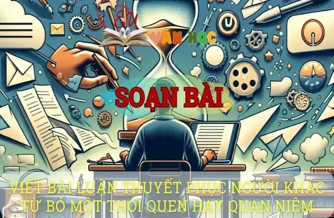 Soạn bài Viết bài luận thuyết phục người khác từ bỏ một thói quen hay quan niệm - Ngữ văn 10 Chân trời sáng tạo