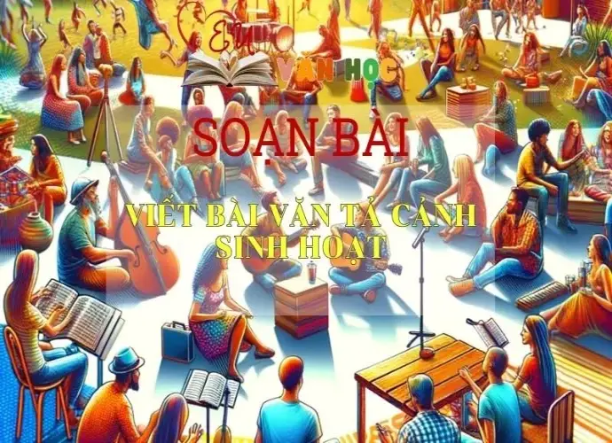 Soạn bài Viết bài văn tả cảnh sinh hoạt - Ngữ văn 6 Kết nối tri thức