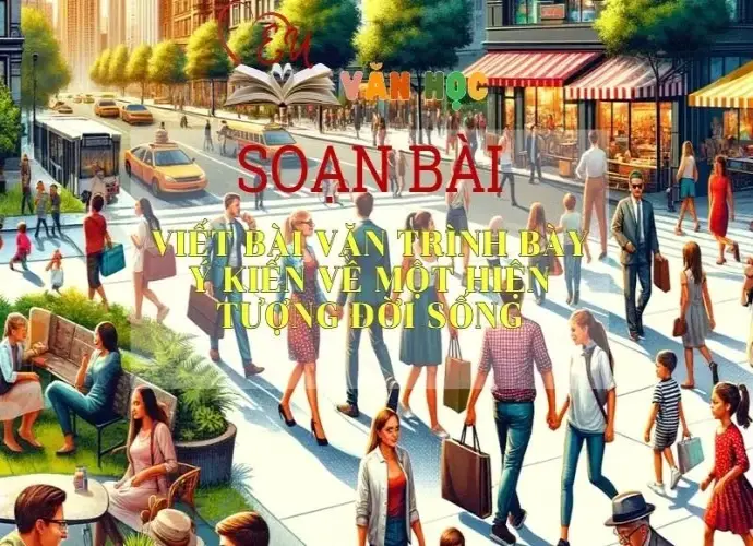 Soạn bài Viết bài văn trình bày ý kiến về một hiện tượng đời sống Sách Cánh Diều - Ngữ Văn Lớp 6