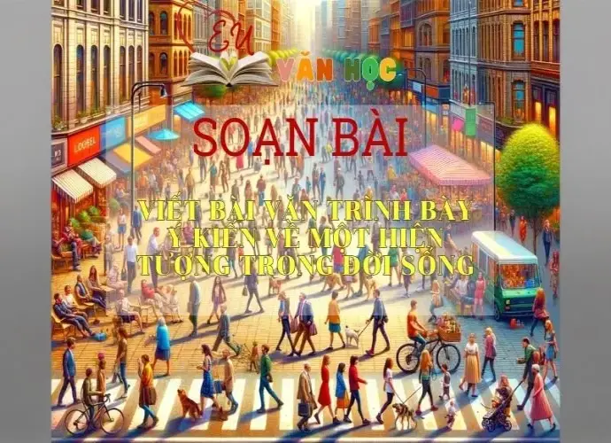 Soạn bài Viết bài Văn Trình Bày Ý Kiến Về Một Hiện Tượng Trong Đời Sống - Sách Chân Trời Sáng Tạo Ngữ Văn 6 (tập 2)