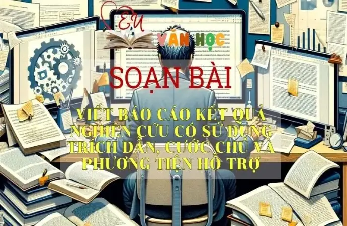 Soạn bài Viết báo cáo kết quả nghiên cứu có sử dụng trích dẫn, cước chú và phương tiện hỗ trợ - Ngữ văn 10 Chân trời sáng tạo