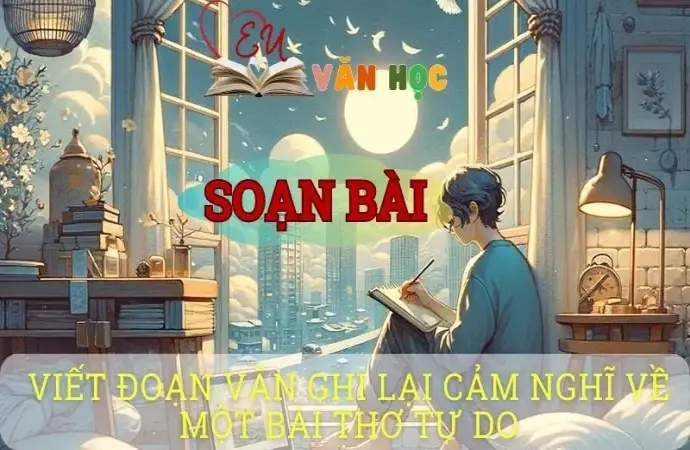 Soạn bài Viết một đoạn văn ghi lại cảm nghĩ về một bài thơ tự do - ngữ văn 8 tập 1- sách Chân trời sáng tạo