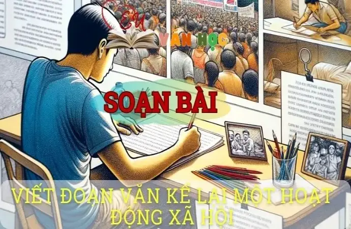 Soạn bài Viết đoạn văn kể lại một hoạt động xã hội - ngữ văn 8 tập 1- Chân trời sáng tạo