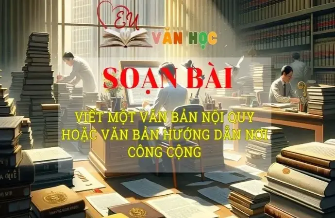 Soạn văn bài Viết một văn bản nội quy hoặc văn bản hướng dẫn nơi công cộng - Sách kết nối tri thức lớp 10 tập 2