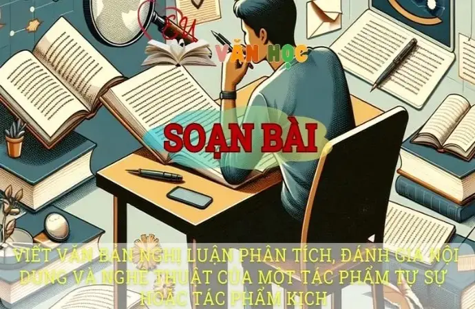 Soạn bài Viết văn bản nghị luận phân tích, đánh giá nội dung và nghệ thuật của một tác phẩm tự sự hoặc tác phẩm kịch - Ngữ văn 10 Chân trời sáng tạo