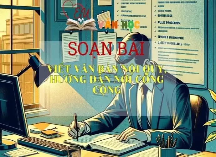 SOẠN VĂN BÀI VIẾT VĂN BẢN NỘI QUY, HƯỚNG DẪN NƠI CÔNG CỘNG - SÁCH CÁNH DIỀU LỚP 10 TẬP 1