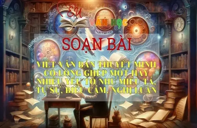 Soạn bài Viết văn bản thuyết minh có lồng ghép một hay nhiều yếu tố như miêu tả, tự sự, biểu cảm, nghị luận - Sách Chân trời sáng tạo lớp 11