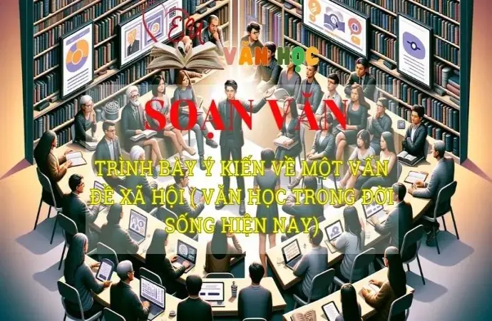 Soạn bài Trình bày ý kiến về một vấn đề xã hội ( văn học trong đời sống hiện nay) - Ngữ văn 8 Kết nối tri thức