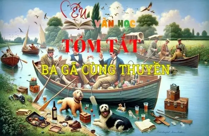 Tóm tắt tác phẩm Ba gã cùng thuyền