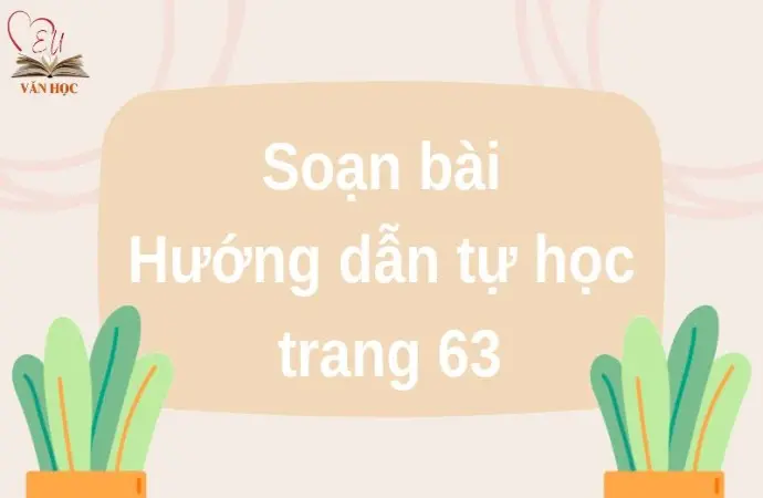 Soạn bài Hướng dẫn tự học trang 63 - Cánh diều 12