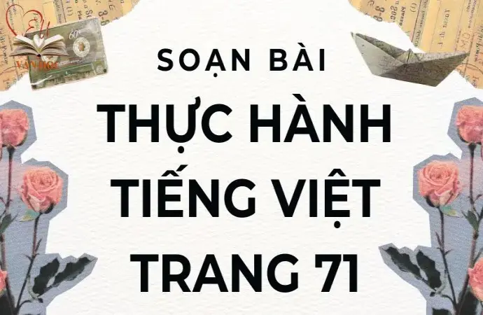 Soạn bài Thực hành tiếng Việt trang 71 - Kết nối tri thức Lớp 9