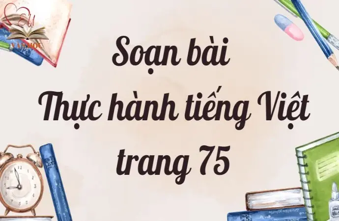 Soạn bài Thực hành tiếng Việt trang 75 - Kết nối tri thức Lớp 9