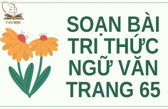 Soạn bài Tri thức ngữ văn trang 65 - Kết nối tri thức Lớp 9