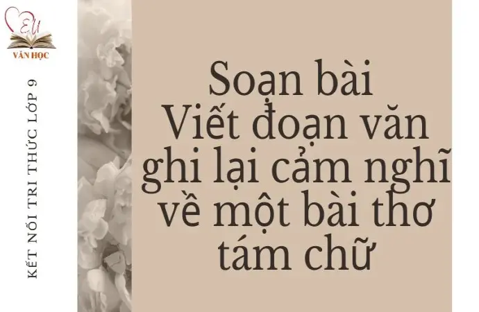 Soạn bài Viết đoạn văn ghi lại cảm nghĩ về một bài thơ tám chữ - Kết nối tri thức Lớp 9