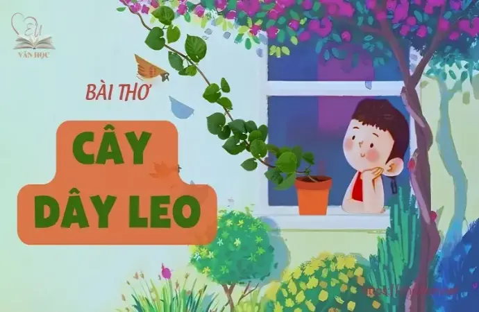 Bài thơ cây dây leo - Sự kết hợp giữa thiên nhiên và con người