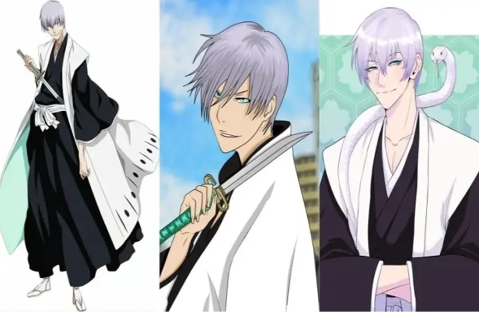 Bộ ảnh Gin Ichimaru nổi bật với nụ cười bí ẩn và lạnh lùng