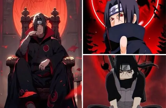 Hình ảnh Itachi phản chiếu sức mạnh và nỗi đau âm thầm