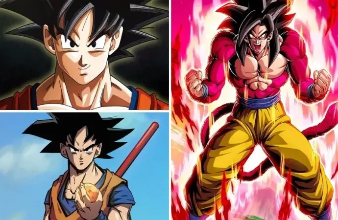 Songoku hiện lên mạnh mẽ và cảm xúc trong từng bức ảnh