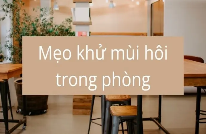 Mẹo khử mùi hôi trong phòng do ẩm mốc và bụi bẩn