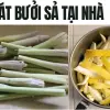 Tự làm nước rửa bát vỏ bưởi sả- Sạch bóng và mềm da tay