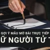 Mở bài Chữ người tử tù: Khám phá vẻ đẹp bất khuất của khí phách anh hùng