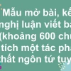 Mở bài chung cho thơ lớp 9: Hướng dẫn chi tiết và các mẫu hay nhất