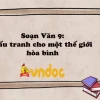 Soạn bài Đấu tranh cho một thế giới hòa bình: Phân tích sâu sắc và ý nghĩa