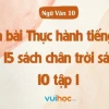 Soạn bài Thực hành Tiếng Việt lớp 10: Khám phá sâu sắc kiến thức