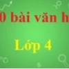 Tổng hợp văn mẫu lớp 4 học kỳ 1: Cẩm nang toàn diện