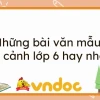 Tuyệt tác văn miêu tả cảnh đẹp quê hương và trường lớp cho học sinh lớp 5