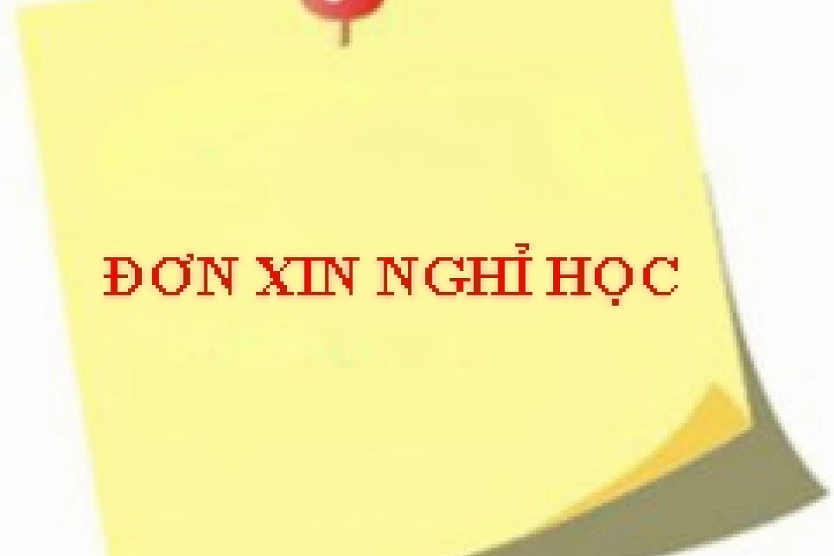 Mẫu đơn xin nghỉ học chuẩn nhất năm 2026