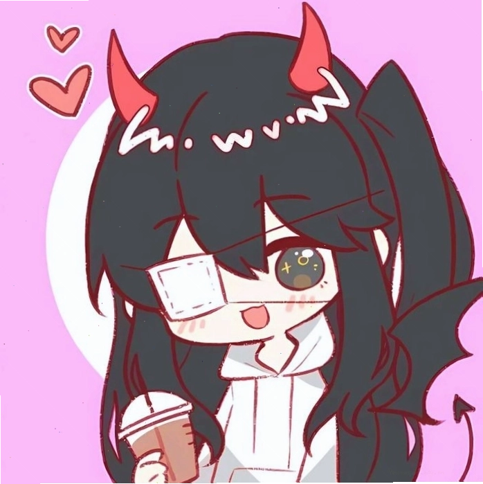 Ác quỷ anime chibi dễ thương và đáng yêu