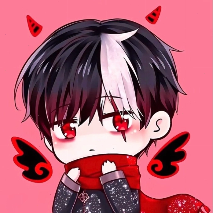 Ác quỷ anime chibi dễ thương với trang phục độc đáo