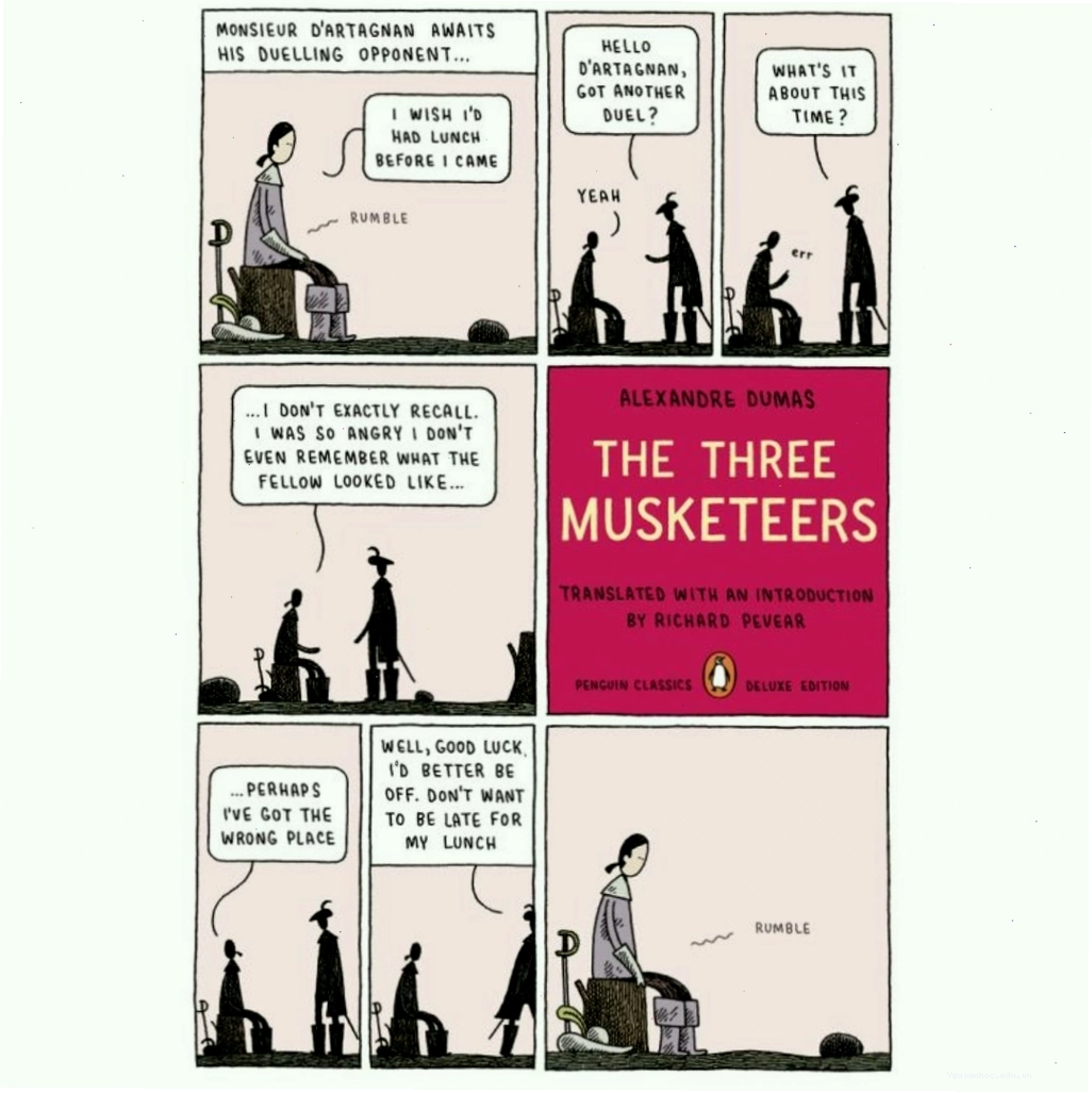 Ấn bản sách the three musketeers tại hệ thống thư viện