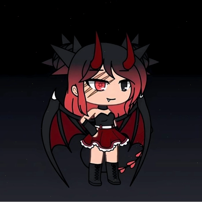 Ảnh ác quỷ anime chibi ngọt ngào và dễ thương