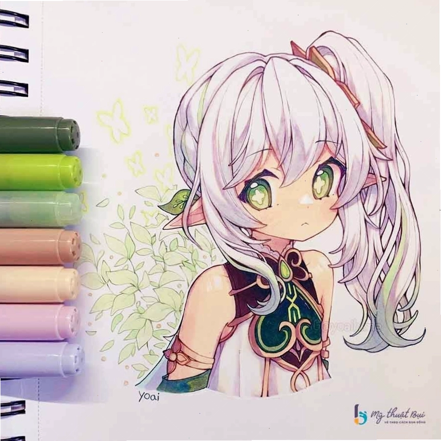 Ảnh anime đẹp cute đơn giản dễ vẽ