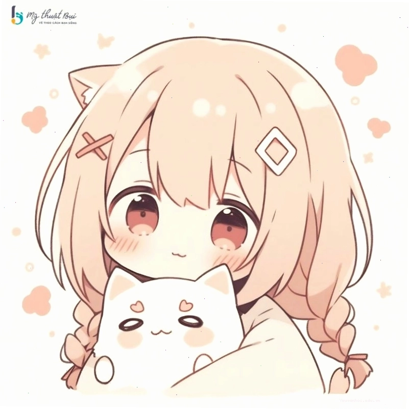 Ảnh chibi nữ cute theo phong cách anime