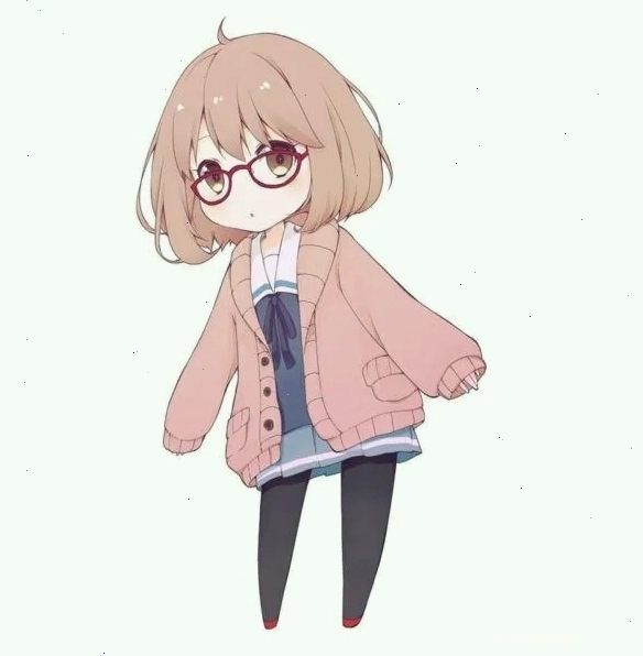 Ảnh đại diện chibi dễ thương tóc ngắn áo vàng tươi tắn