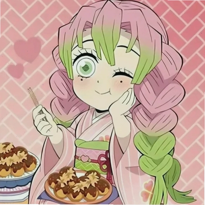Ảnh Mitsuri Chibi đáng yêu làm wallpaper