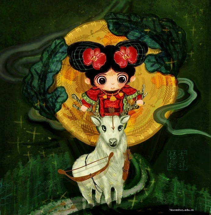 Anime chibi cung Nhân Mã với tinh thần phiêu lưu và tự do