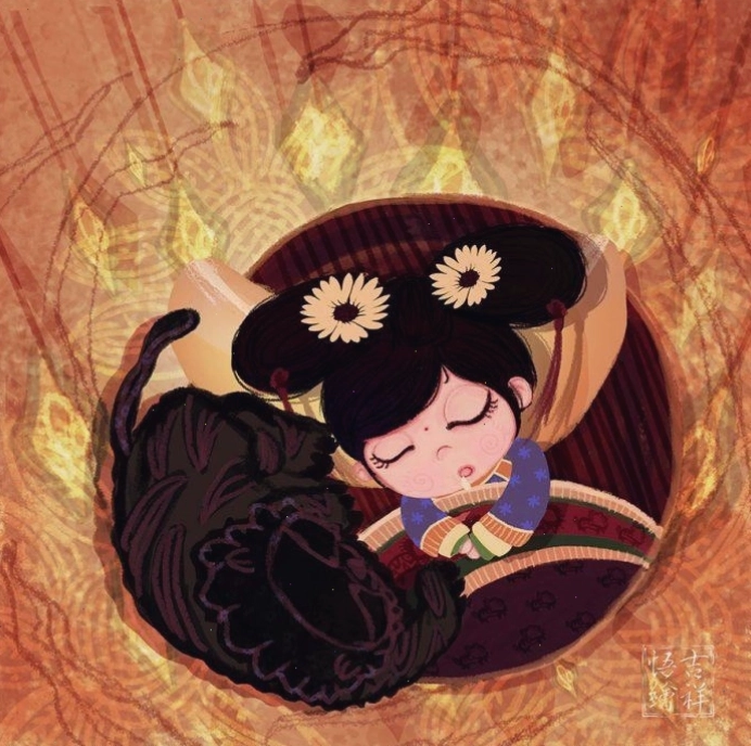 Anime chibi cung Sư Tử với vẻ ngoài uy quyền và cuốn hút