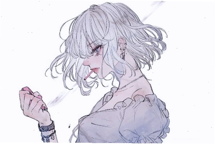 Anime nữ lạnh lùng với phong thái bí ẩn