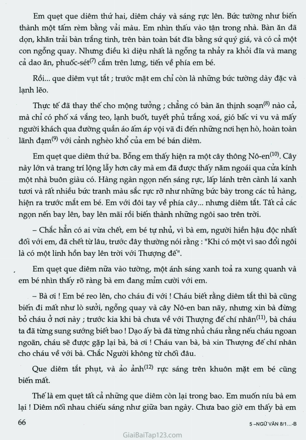 Ảo mộng về lò sưởi của cô bé bán diêm